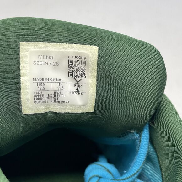 Saucony Triumph 18 Shoes Mens 12.5 Blue Mesh Lightweight Running Sneakers - Picture 13 of 16